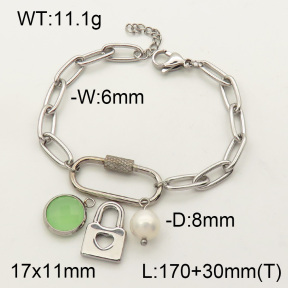 SS Bracelet  3B4001723vhkb-908