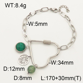 SS Bracelet  3B4001730bhjl-908