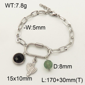 SS Bracelet  3B4001740bhjl-908