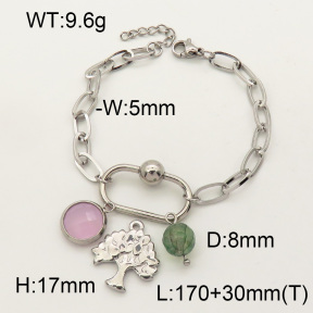 SS Bracelet  3B4001749bhjl-908