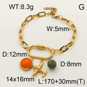 SS Bracelet  3B4001771ahlv-908