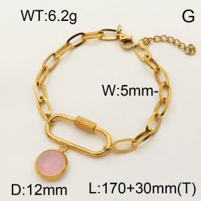 SS Bracelet  3B4001772bhia-908