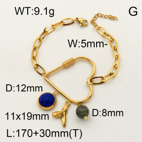 SS Bracelet  3B4001777vhll-908