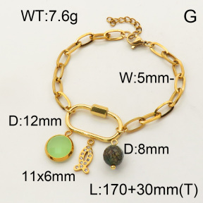 SS Bracelet  3B4001782ahlv-908