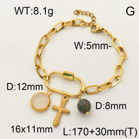 SS Bracelet  3B4001785ahlv-908