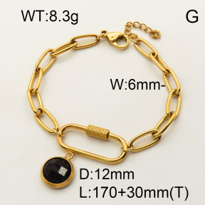 SS Bracelet  3B4001793bhia-908