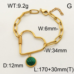 SS Bracelet  3B4001796bhil-908