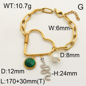 SS Bracelet  3B4001797vhov-908