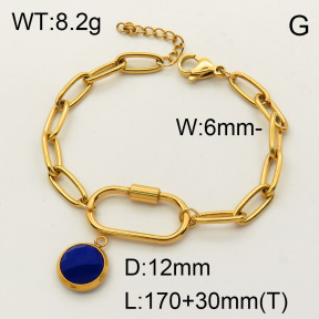 SS Bracelet  3B4001806bhia-908