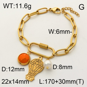 SS Bracelet  3B4001816vhll-908