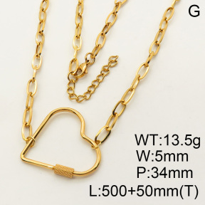 SS Necklace  3N2000977bhil-908