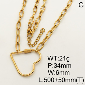 SS Necklace  3N2000989bhil-908