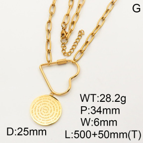 SS Necklace  3N2000990vhll-908