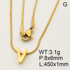 SS Necklace  3N2001037vbll-908