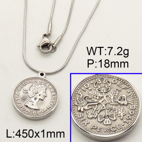 SS Necklace  3N2001068bbml-908