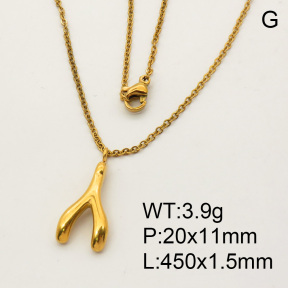 SS Necklace  3N2001107bbml-908