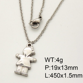 SS Necklace  3N2001124ablb-908