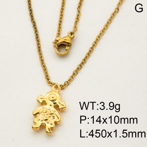 SS Necklace  3N2001127vbmb-908