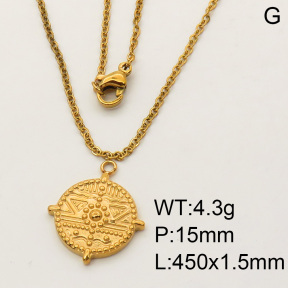 SS Necklace  3N2001137vbmb-908