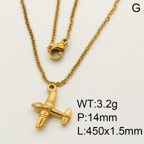 SS Necklace  3N2001139vbmb-908