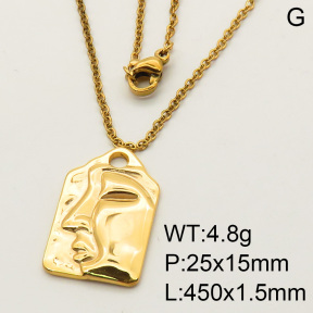 SS Necklace  3N2001147bbml-908