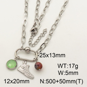 SS Necklace  3N4000840vhnv-908