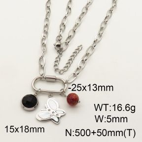 SS Necklace  3N4000843vhnl-908