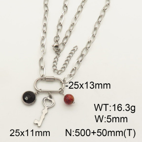 SS Necklace  3N4000845vhnv-908