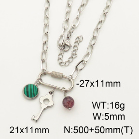 SS Necklace  3N4000846vhnl-908