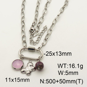 SS Necklace  3N4000851vhnv-908