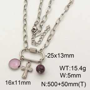 SS Necklace  3N4000852vhml-908