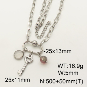 SS Necklace  3N4000853vhnv-908