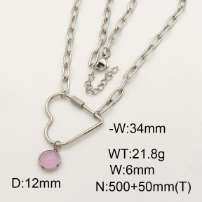 SS Necklace  3N4000856vhkl-908