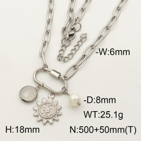 SS Necklace  3N4000868vhnv-908