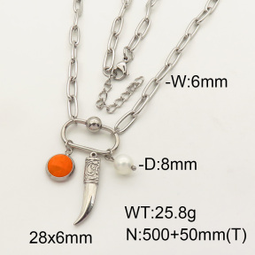 SS Necklace  3N4000871vhnl-908