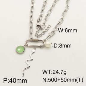 SS Necklace  3N4000875vhnv-908