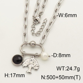 SS Necklace  3N4000883vhml-908