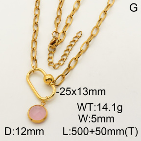 SS Necklace  3N4000902ahlv-908