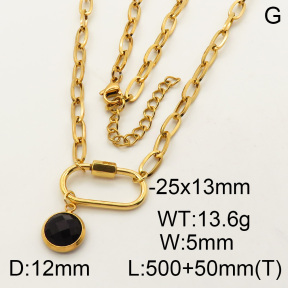 SS Necklace  3N4000903ahlv-908