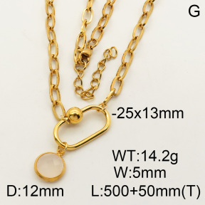 SS Necklace  3N4000904ahlv-908