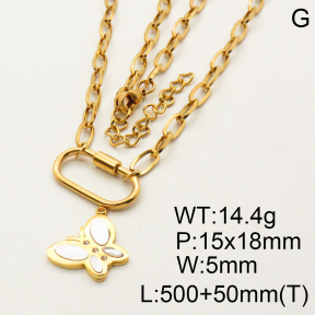 SS Necklace  3N4000909ahlv-908