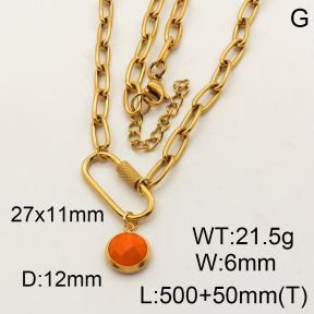 SS Necklace  3N4000921ahlv-908