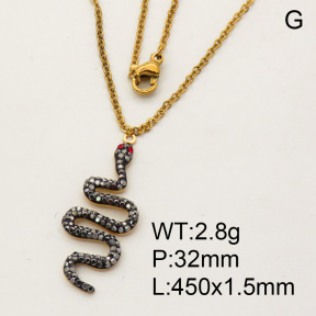 SS Necklace  3N4000989vbpb-908