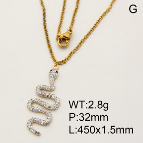 SS Necklace  3N4000991vbpb-908