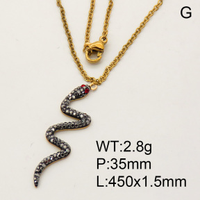SS Necklace  3N4000997vbpb-908