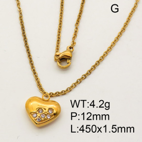 SS Necklace  3N4001001vbmb-908