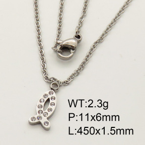 SS Necklace  3N4001006ablb-908