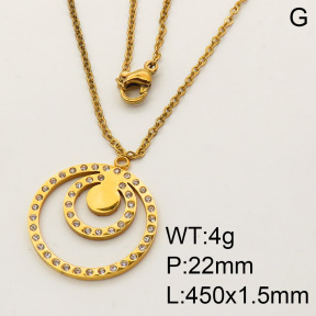 SS Necklace  3N4001007vbpb-908