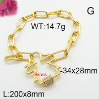 Fashion Brass Bracelet  F6B403874vhha-J59