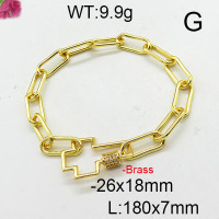 Fashion Brass Bracelet  F6B403895bhva-J07